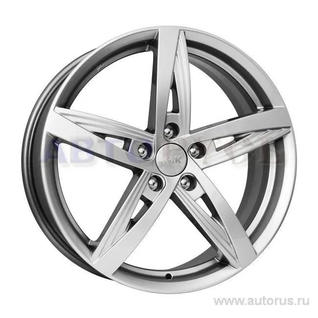 Диск литой R18 7.5J 5x108/63.35 ET55 КИК Дольче Вита (КС559) блэк платинум 18948