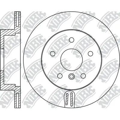 Диск тормозной задний BMW 5:F07/F10/F11 7:F02/F04 NIBK RN1761