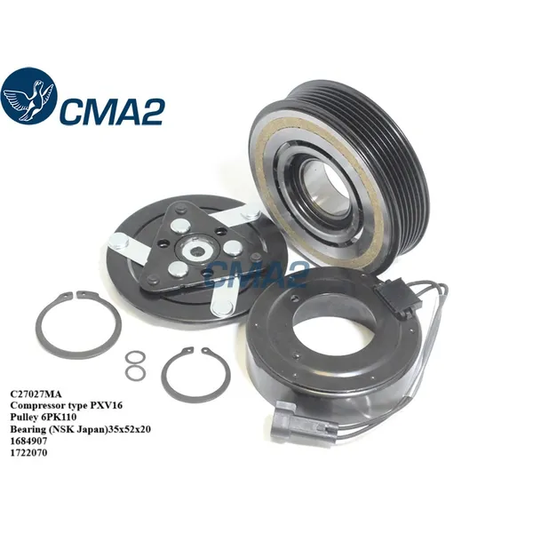 Муфта в сборе PXV16 6PK110 (NSK подшипник) 1684907 1722070 CMA2 C27027MA