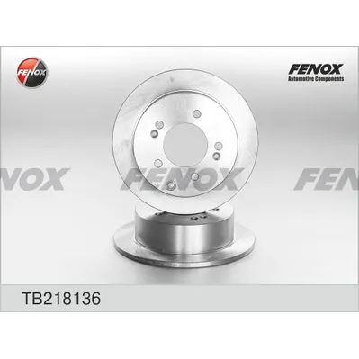 Диск тормозной задний KIA CERATO II/SOUL 09-> /D=262MM FENOX TB218136