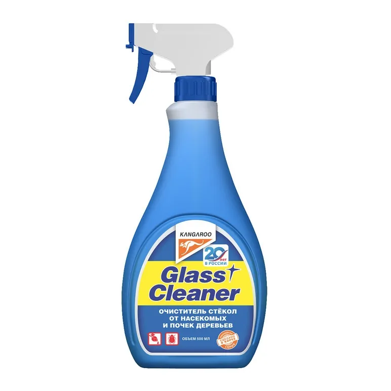 Очиститель стекол Glass cleaner 500 мл KANGAROO 320126