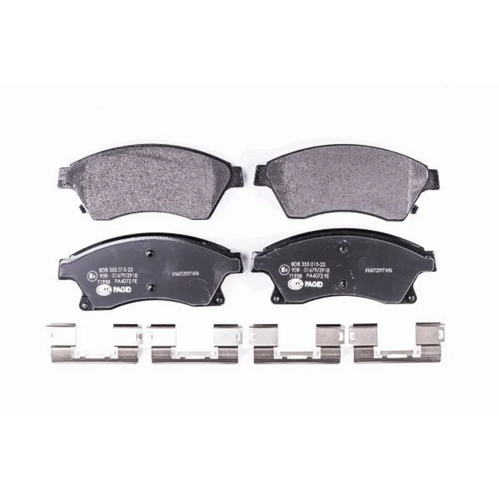Колодки дисковые п. opel astra, chevrolet cruze 1.4-2.0 09 HELLA 8DB355015231