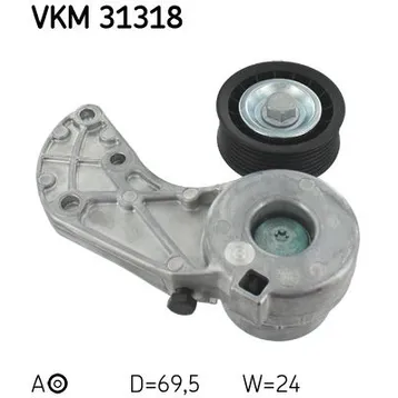 Натяжитель приводного ремня VW Touareg 3.2FSI V6 04 SKF VKM31318