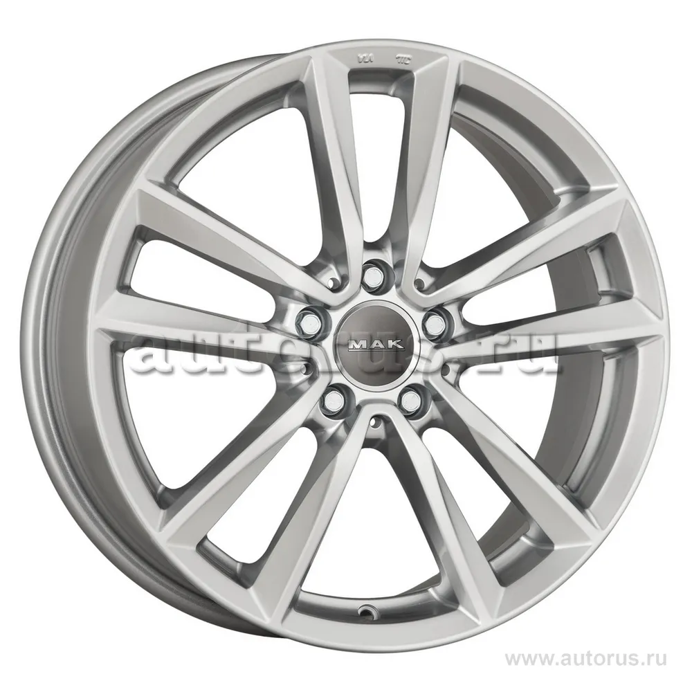 Диск литой R19 8J 5x112/66.6 ET48 MAK Bremen Silver F8090BXSI48WS5X