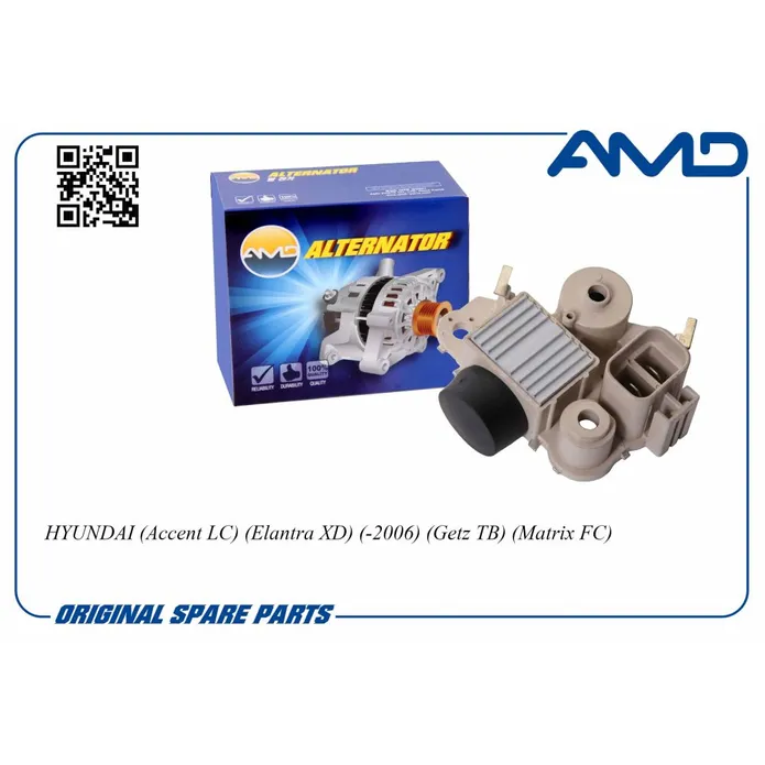 Щеточный узел генератора HYUNDAI Accent/Getz/Tucson AMD AMD.EL354