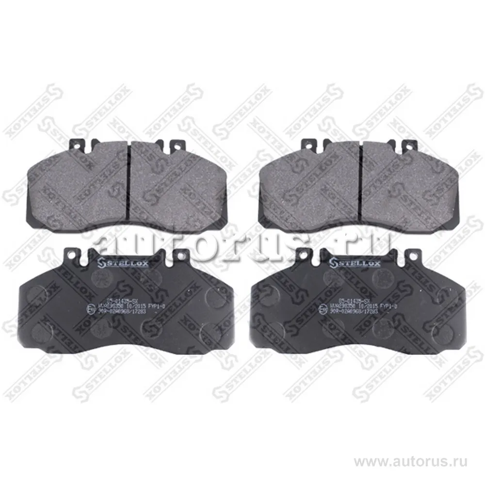 Колодки дисковые без р/к,29835 с увел. ресурсом Omn MB 609.O409 STELLOX 85-01435-SX