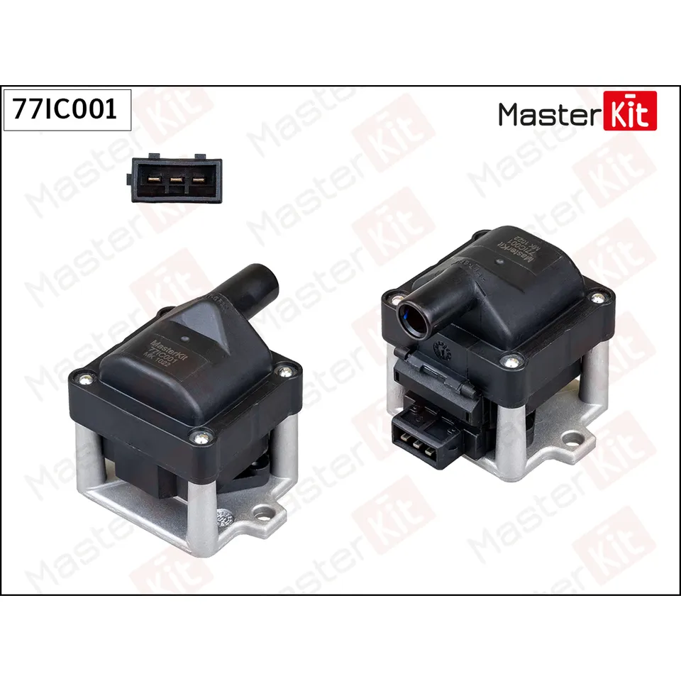 Катушка зажигания AUDI 80/100, VW PASSAT/T4 MASTERKIT 77IC001
