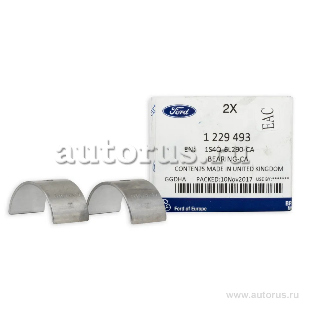 Вкладыш распредвала FORD (верхний+нижний std) 1 229 493