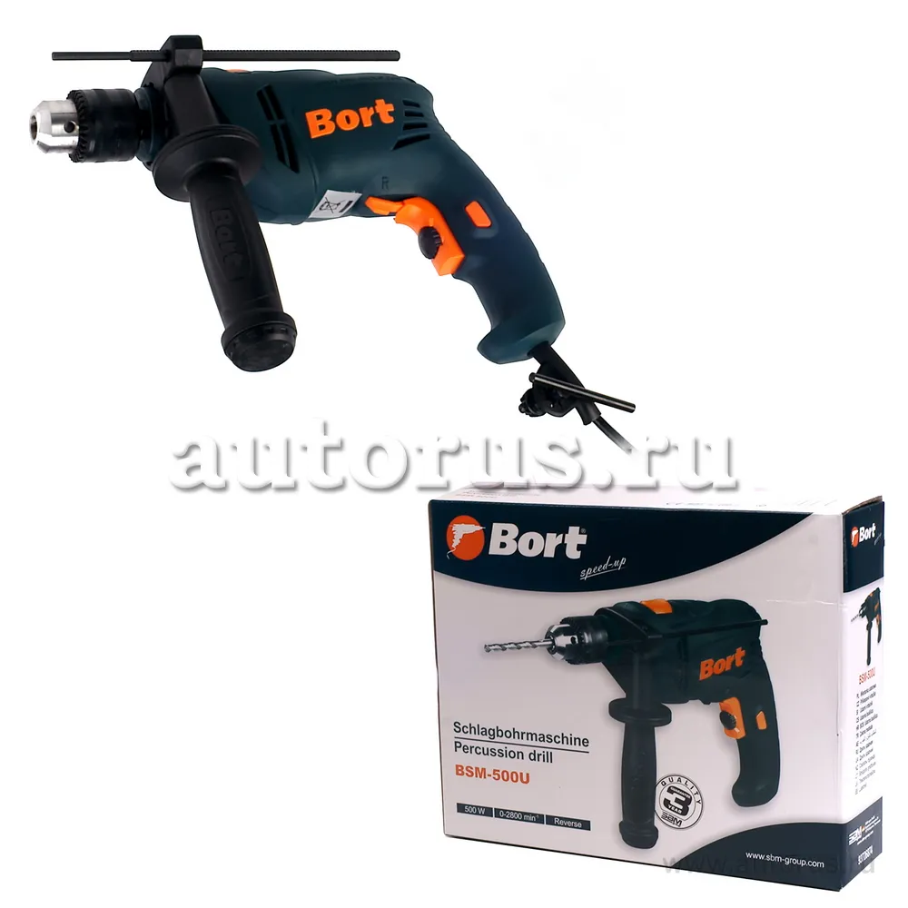 Дрель ударная 500Вт 93726874 BORT BSM-500U