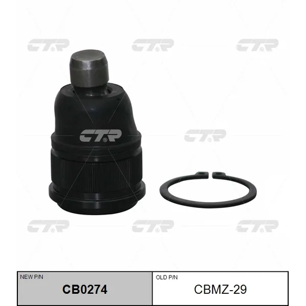Опора шаровая (ан CBKK-1/CBMZ-17/CBMZ-30/CBMZ-34) CBMZ-29 CTR cbmz29