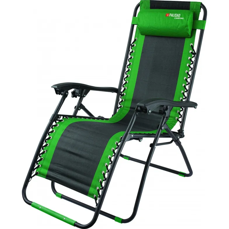 Кресло-шезлонг складное, многопозиционное 160х63,5х109 cм Camping PALISAD 69606
