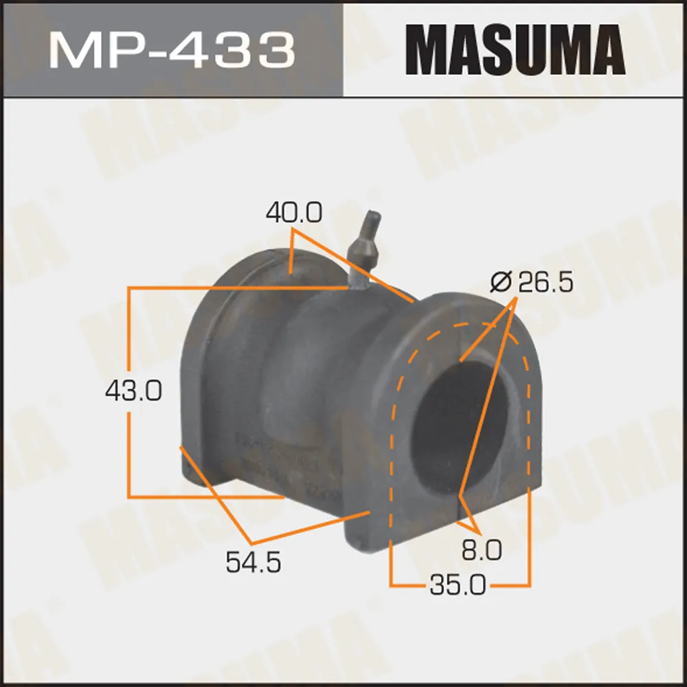 Втулка стабилизатора HONDA HR-V MASUMA MP-433