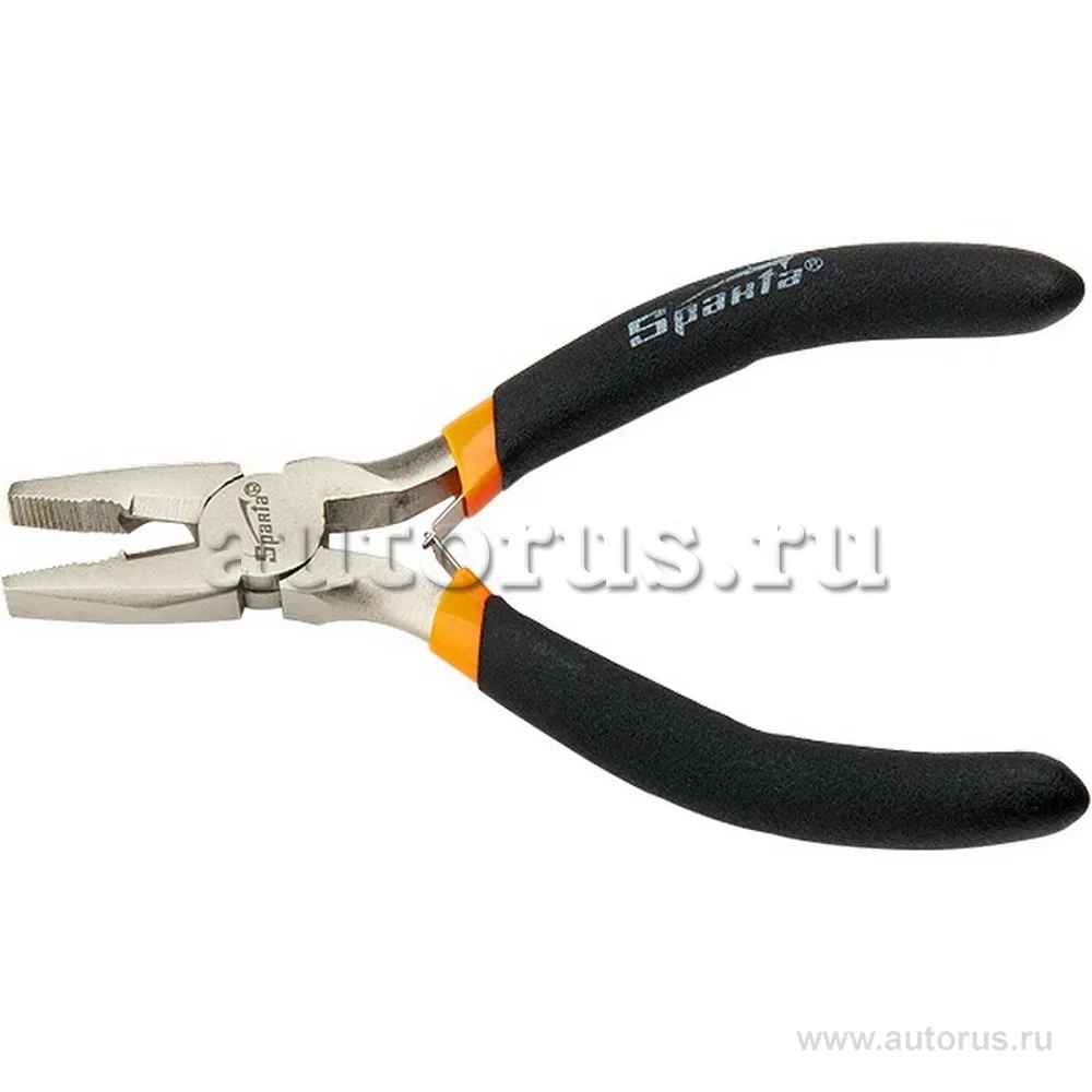 Плоскогубцы Mini, 130 мм, никелированные, авторазжим SPARTA 17826