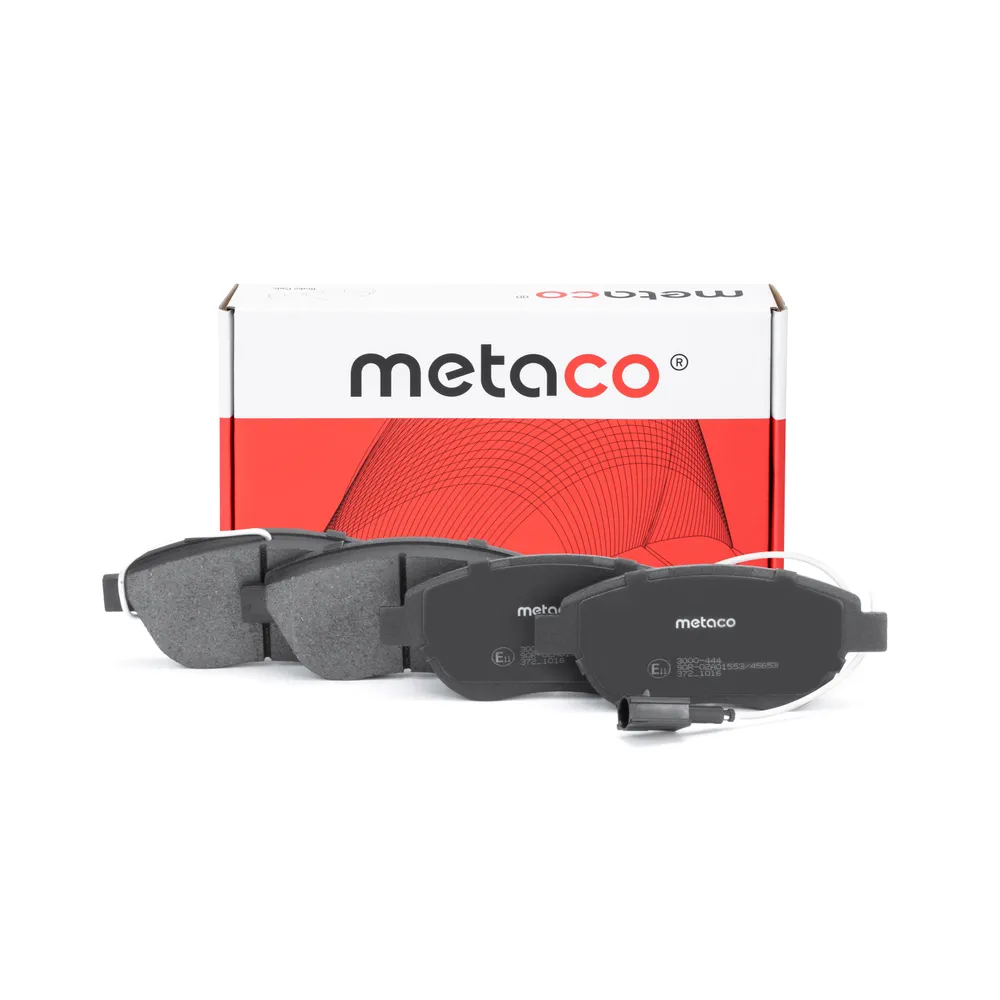 Колодки тормозные передние к-кт FIAT STILO 2002> Metaco 3000-444