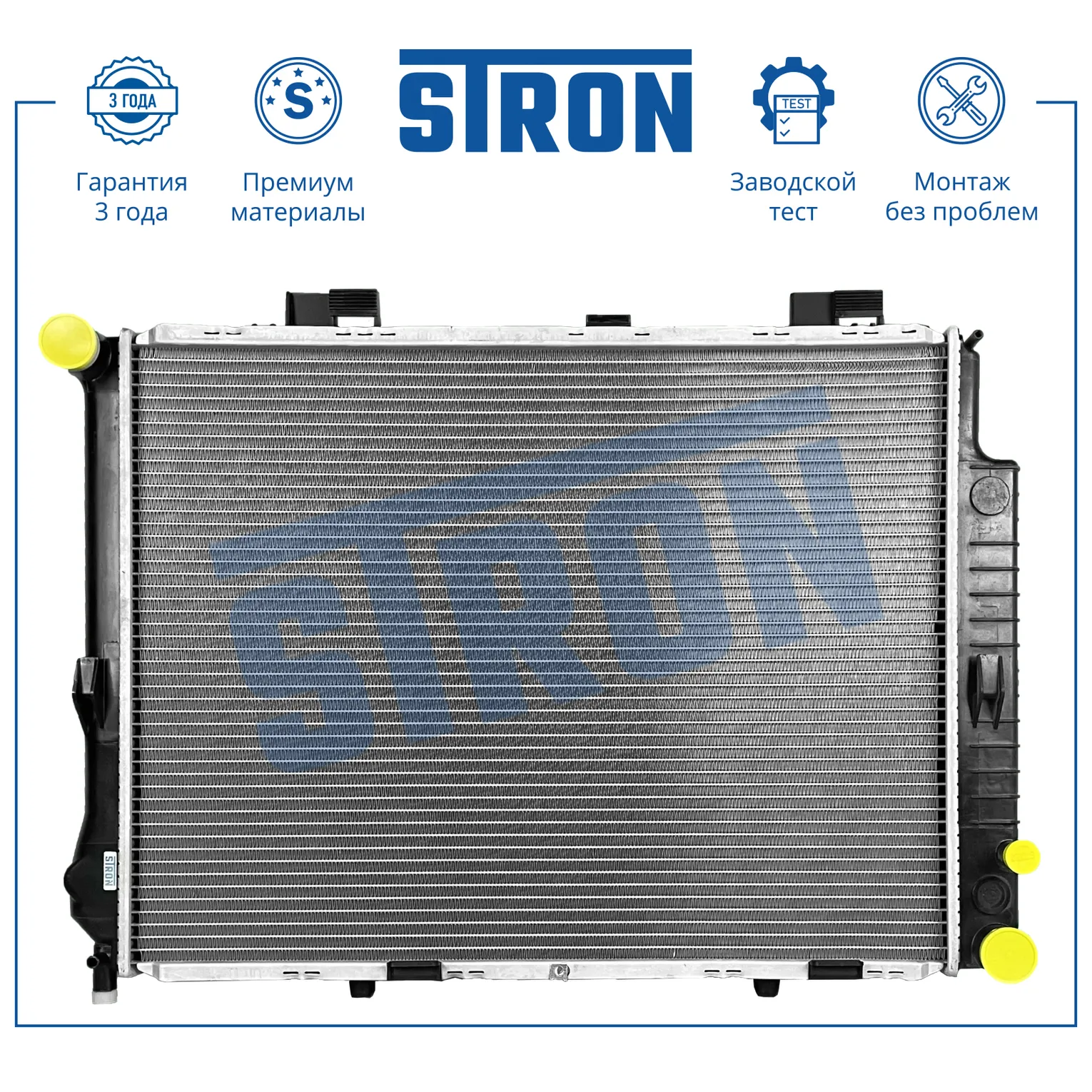 Радиатор двигателя, Пластик и Алюминий STRON STR0180