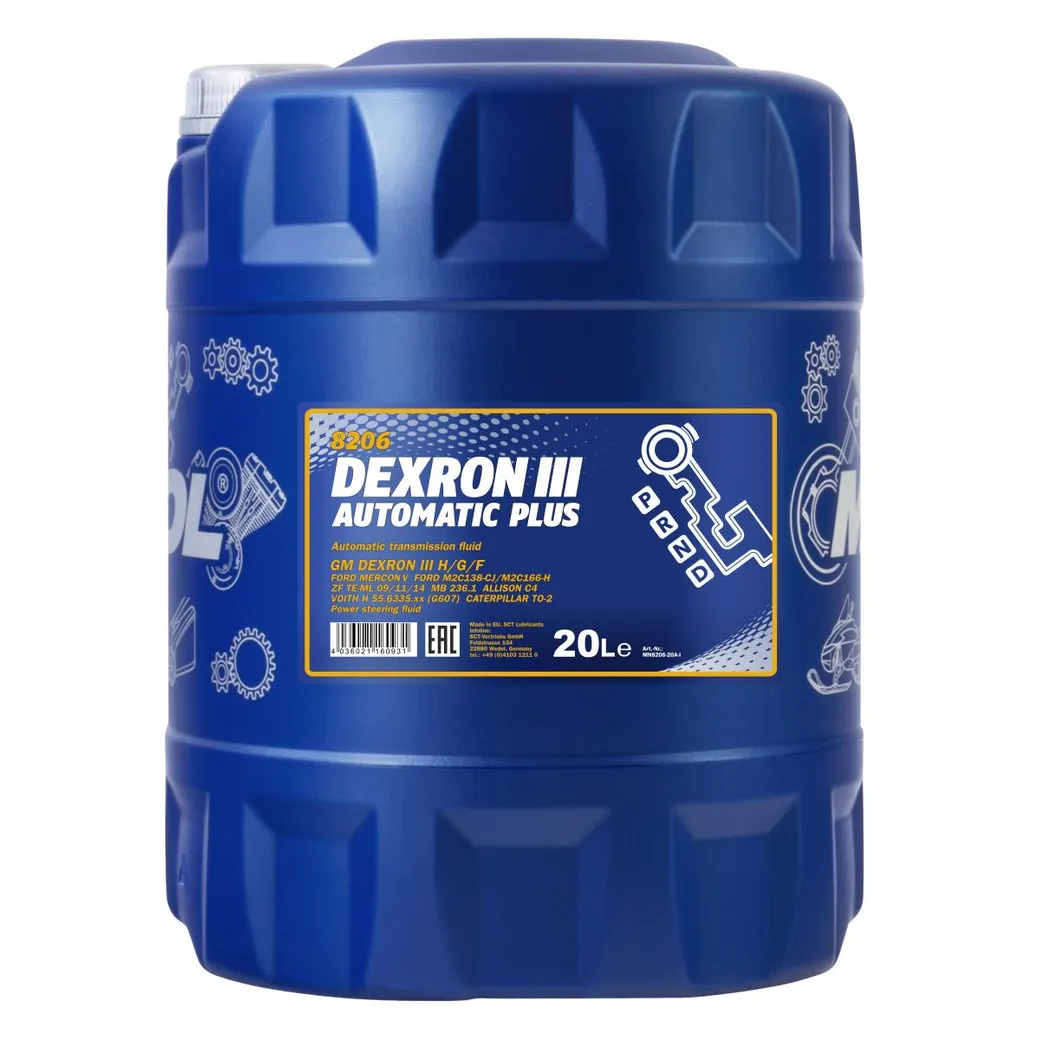 Трансм. масло ATF DEXRON III автомат (20л.)