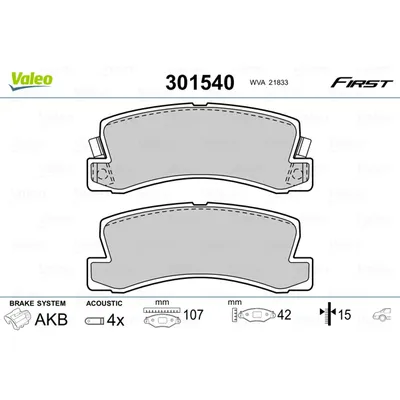 Колодки торм. зад. TOYOTA CAMRY