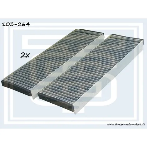 Фильтр салона AUDI A6 (4F) carbon STARKE 103264