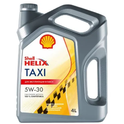 Масло моторное SHELL Helix Taxi 5W-30 синтетическое 4 л 550059407
