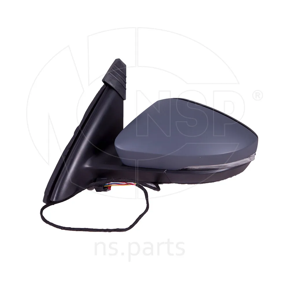 Зеркало левое SKODA Octavia A7 (13-17) (в сборе) (эл. обогр., 6 конт.) NSP085E1857507N