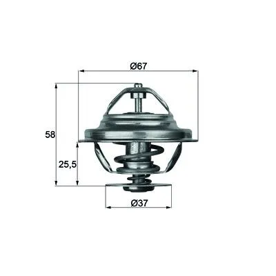 Термостат KNECHT/MAHLE TX 20 80D