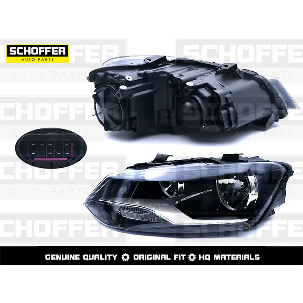 Фара левая Volkswagen Polo sedan (V 2015-2020) SCHOFFER SHF12004