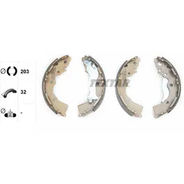 Колодки барабанные HYUNDAI ACCENT III 05-10 TEXTAR 91068900