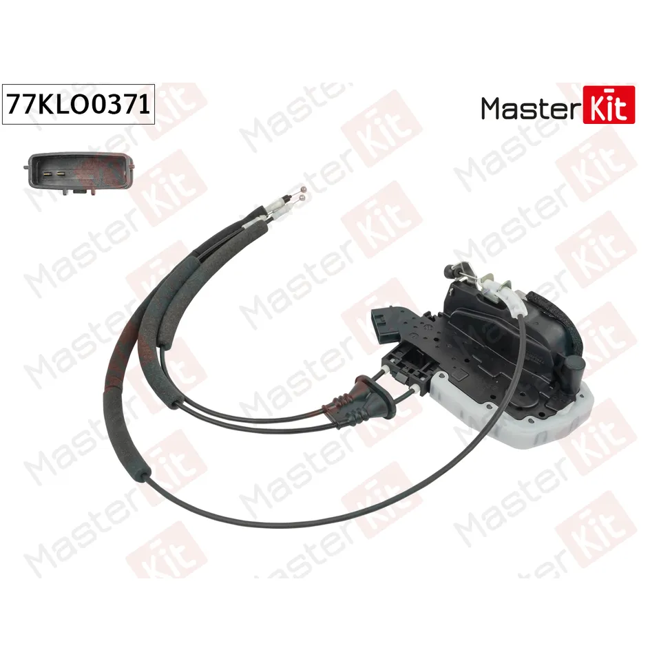 Замок двери перед. прав. Nissan X-TRAIL (T31) 2007 - 2015 MASTERKIT 77KLO0371