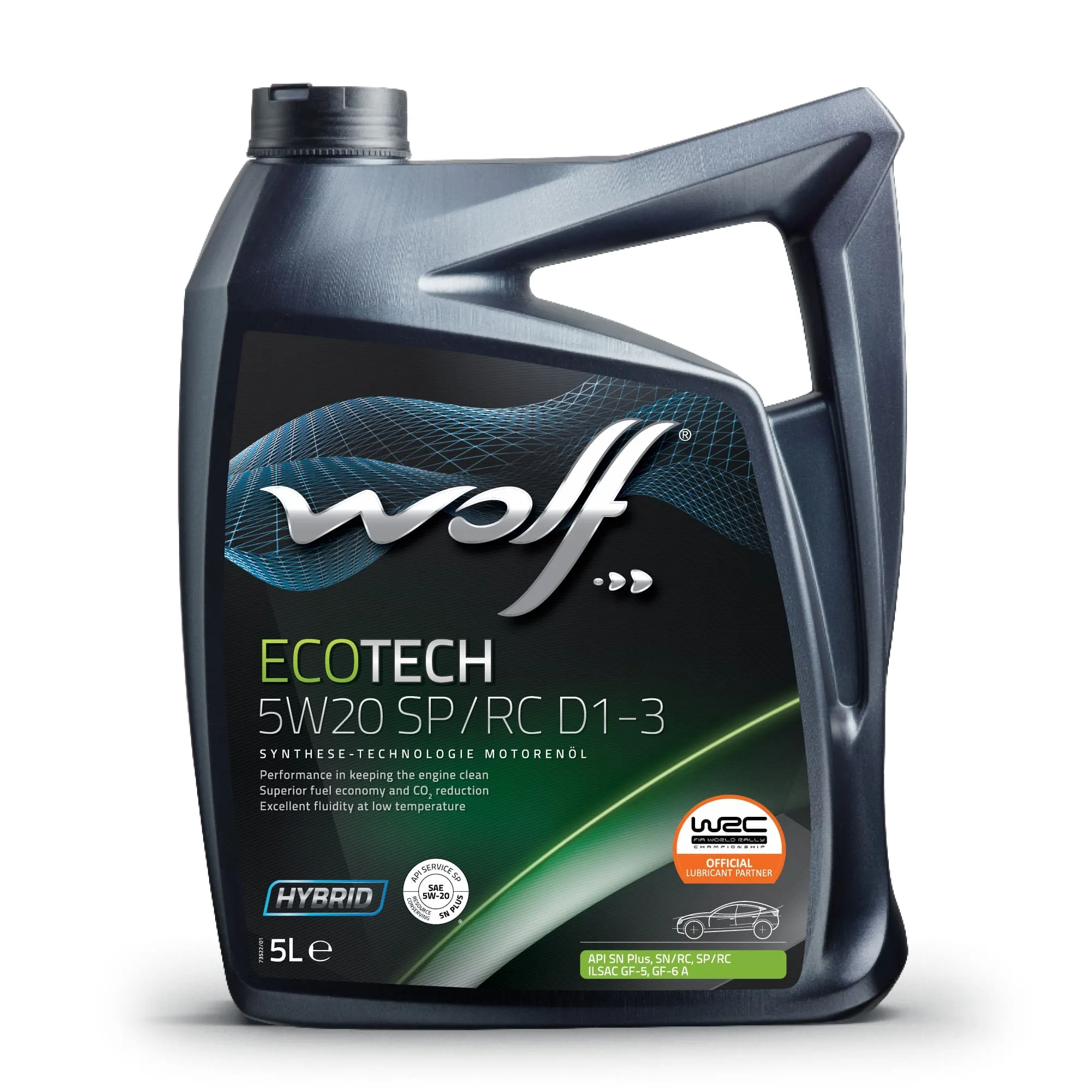 Масло моторное Wolf 5W-20 синтетическое 5 л 1050526