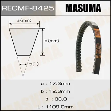 Ремень клиновый рк8425 17x1109 мм MASUMA 8425