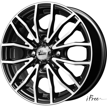 Диск литой R14 5.5J 4x100/67.1 ET45 IFREE Флайт Блэк Джек 254806