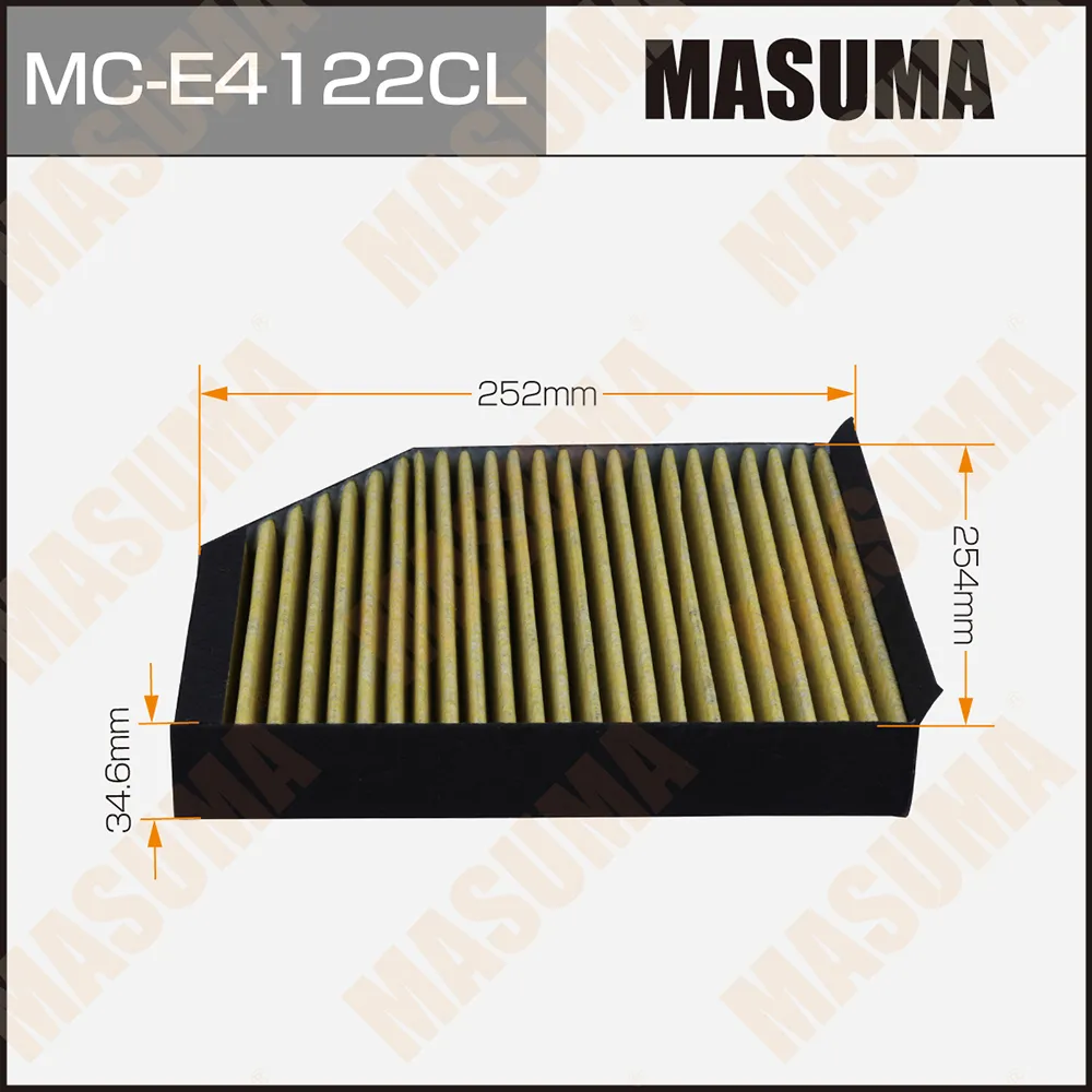Фильтр салона угольный MASUMA MCE4122CL