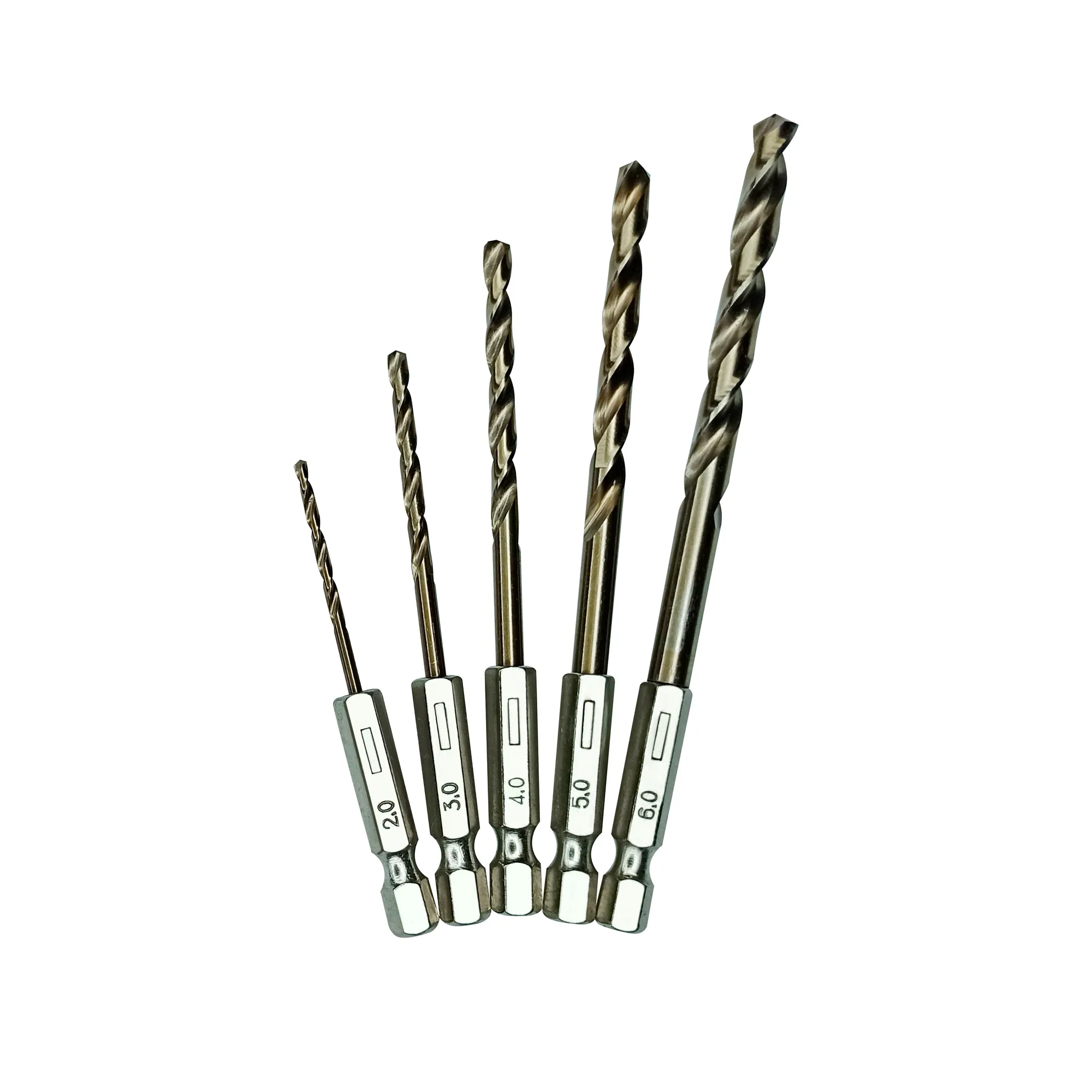 Набор сверл по металлу с шестигранным хвостовиком VertexTools 0987-5
