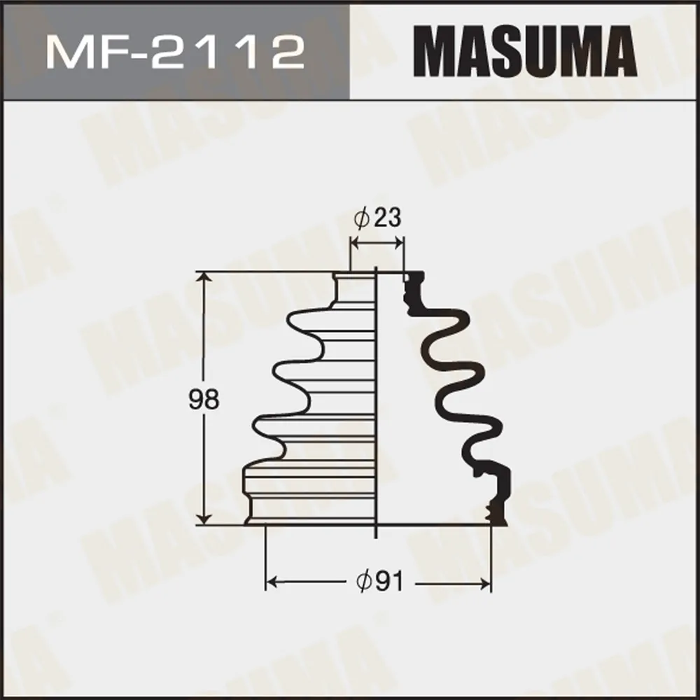 Пыльник ШРУСа HONDA ACCORD MASUMA MF-2112