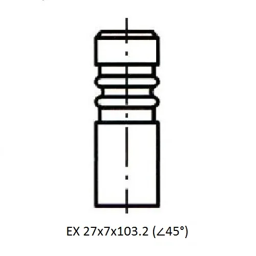 Клапан ДВС ZIKMAR Z17539R