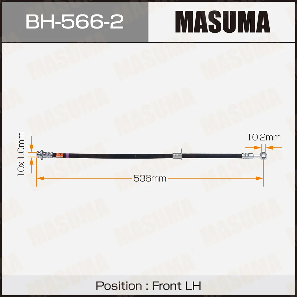 Шланг тормозной передний L SUZUKI ESCUDO MASUMA BH-566-2