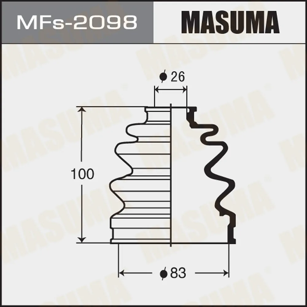 Пыльник ШРУСа MASUMA MFs2098