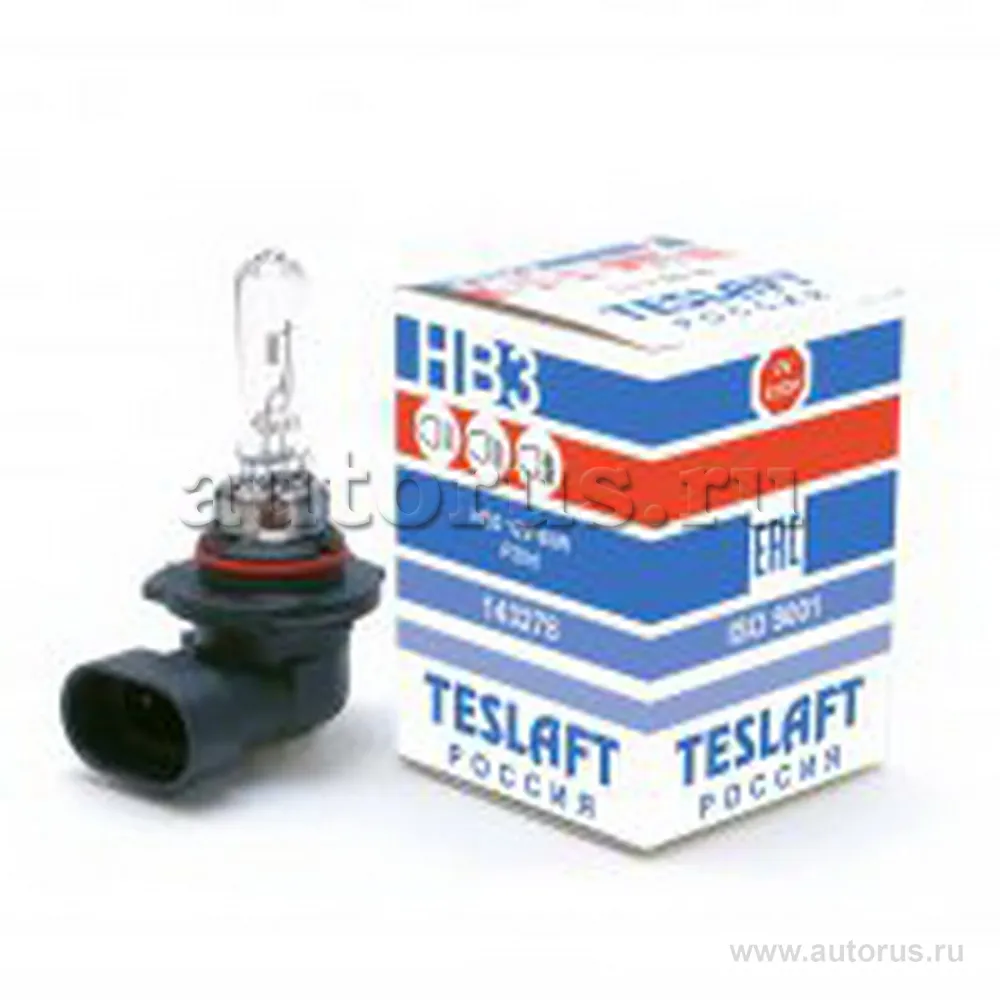 Лампа 12V HB3 60W P20d Teslaft 1 шт. картон 143278