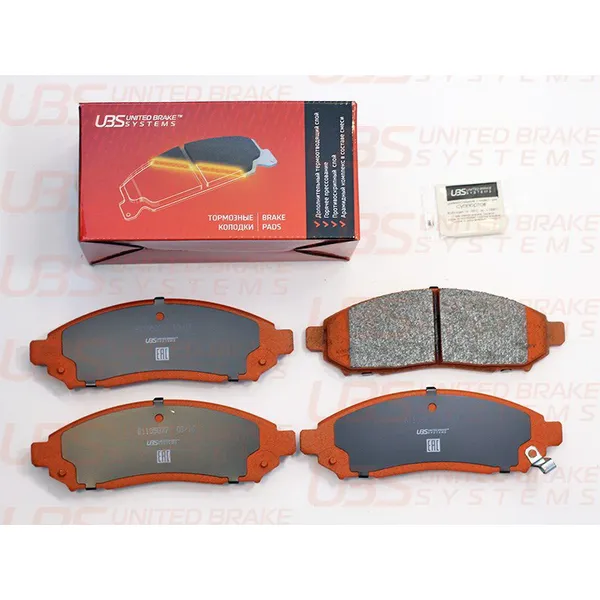 Тормозные колодки NISSAN PATHFINDER 05-/10-/SERENA 05-/07-/NAVARA 05-/10-/XTERRA/SUZUKI LANDY передн UBS B1105077