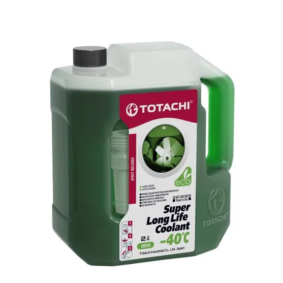 Антифриз TOTACHI Super LLC Green G11 готовый -40C зеленый 2 л 4589904520525