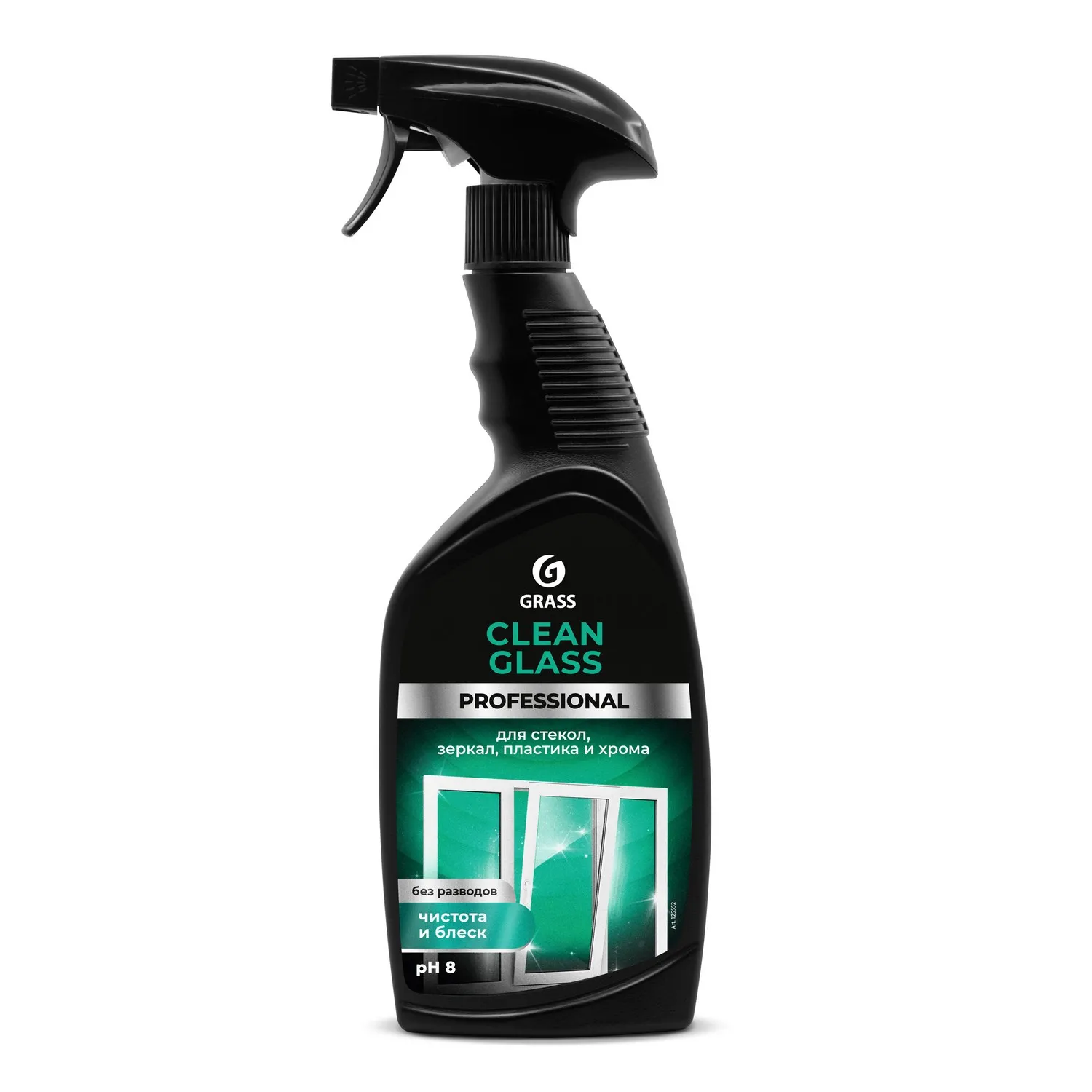 Очиститель стекол и зеркал Clean Glass Professional НОВИНКА GRASS 125552 GRASS 125552