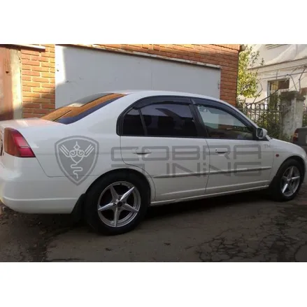 Дефлектора на окна Honda Civic VII Sd 2001-2005 деф.окон Cobra Tuning H10401