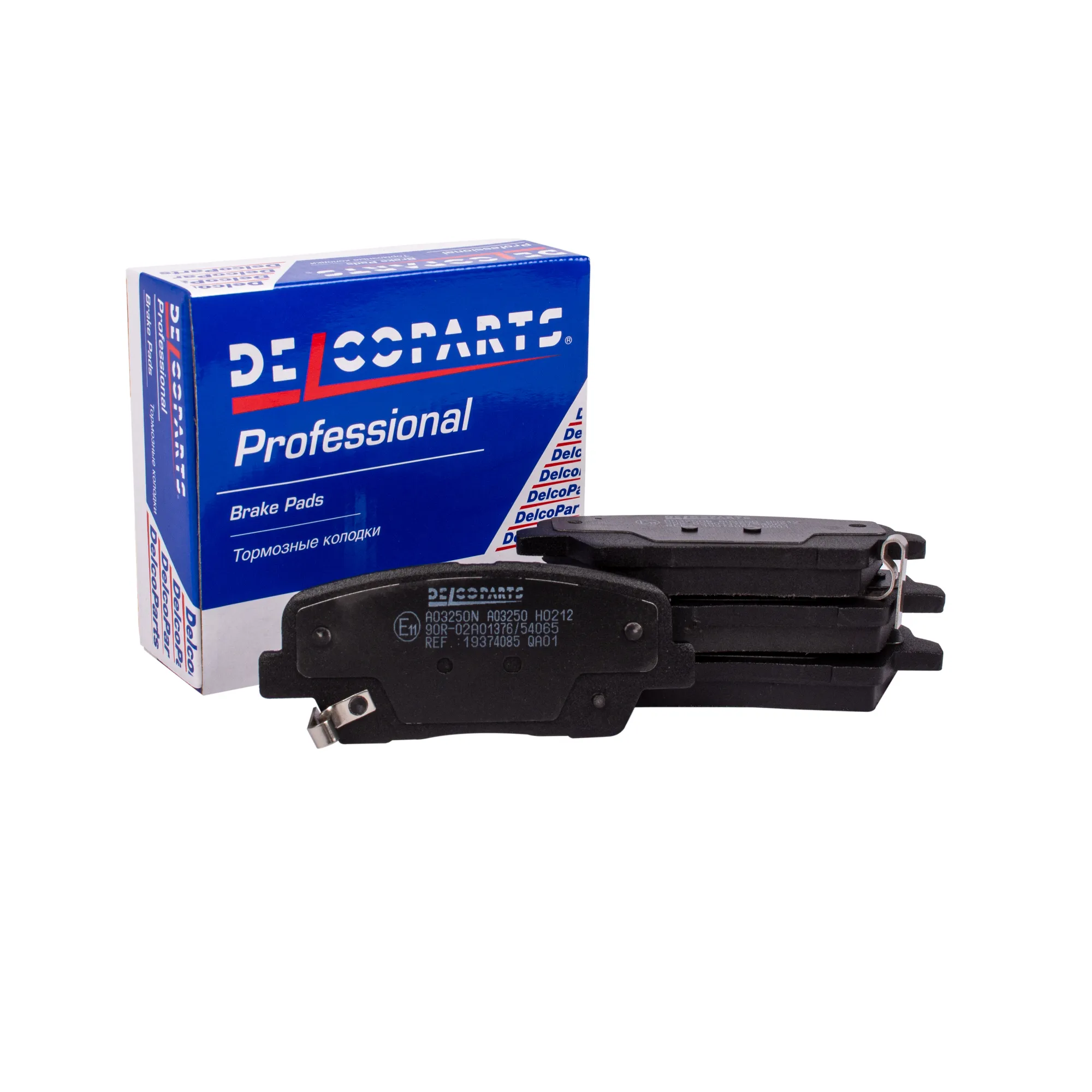 Колодки тормозные задние дисковые Hyundai SANTA FE, Kia SORENTO DelcoParts 19374085