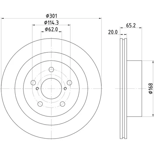 Диск тормозной NISSHINBO ND1139K