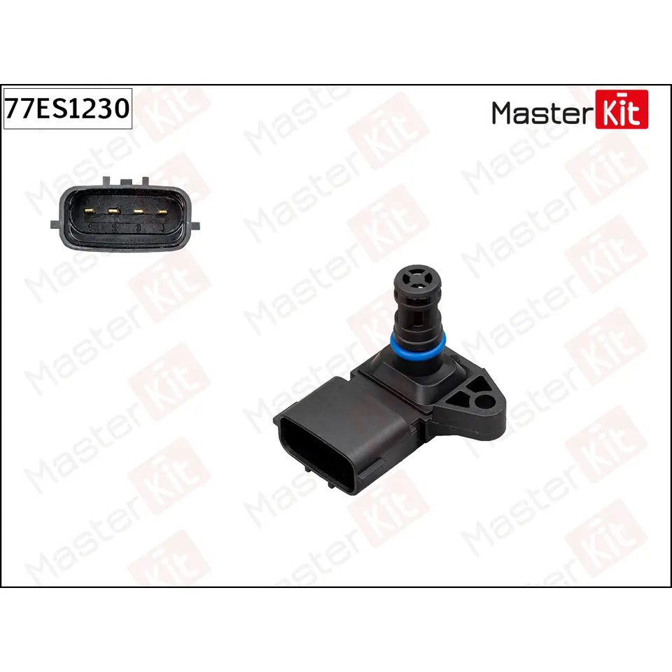 Датчик, давление во впускном газопроводе NISSAN MICRA/NOTE MASTERKIT 77ES1230