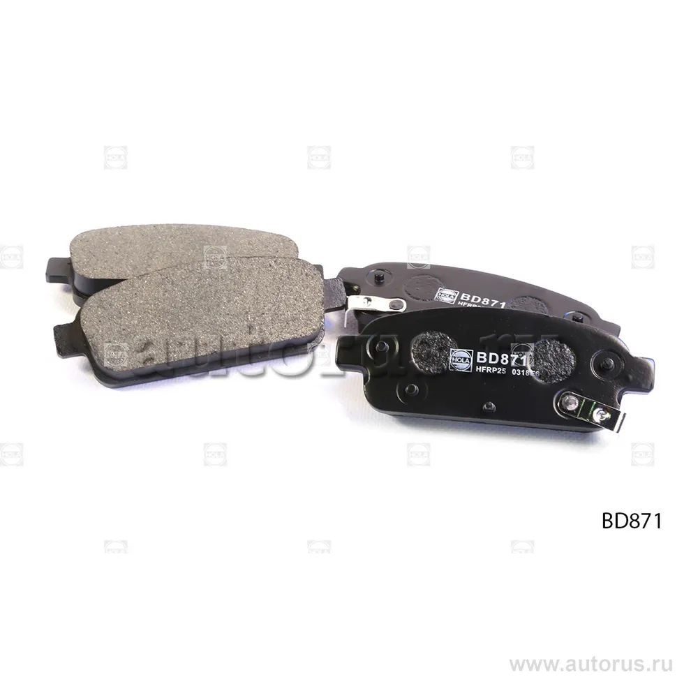 Колодки задние CHEVROLET Aveo III (T300), Cruze (J300, J305, J308 HOLA BD871