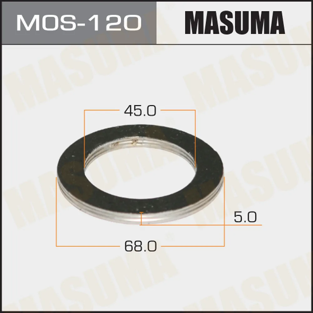 Кольцо глушителя 45x68 MASUMA MOS120