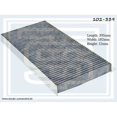Фильтр салона MER W169 / W245 carbon STARKE 102-339