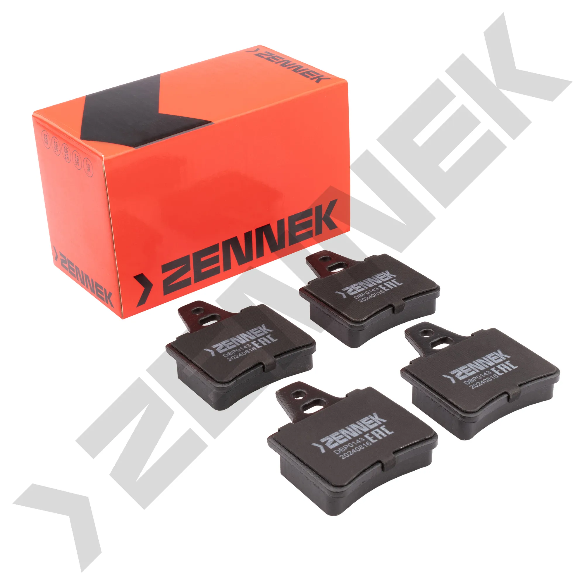 Колодки тормозные дисковые задние CITRON XANTIA 93-03, XM 89-00 ZENNEK DBP0143