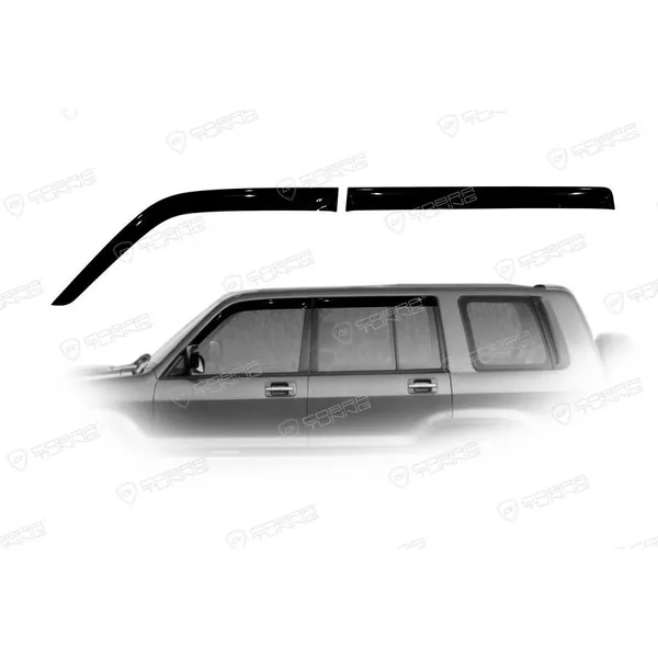 Дефлектора на окна Isuzu Trooper (LS) 1992-1999/Opel Monterey 1992–1998 деф.окон Cobra Tuning I40192